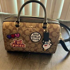 Disney X Coach Villains Special Collection Rowan Satchel in Signature Canvas